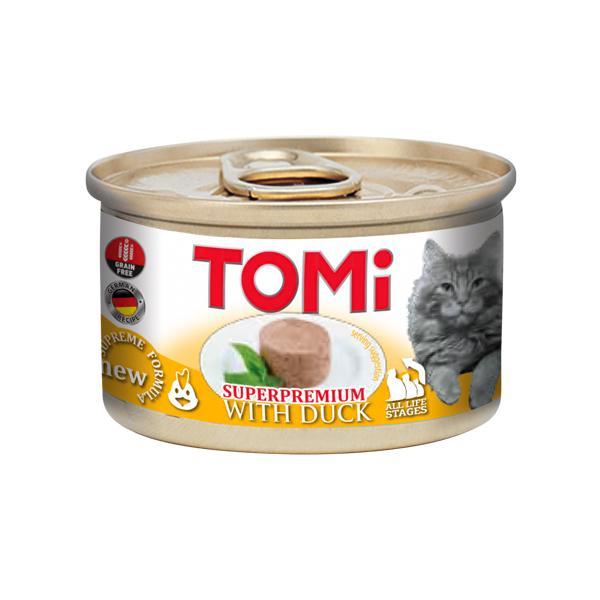 TOMi with Duck УТКА влажный корм для кошек 85 г (201022)